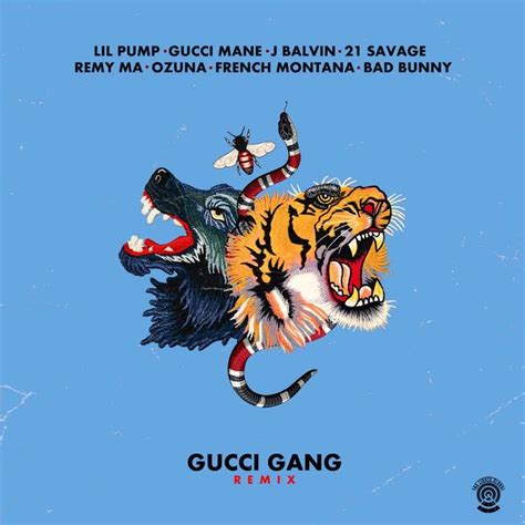 testo gucci gang bad bunny|gucci gang remix.